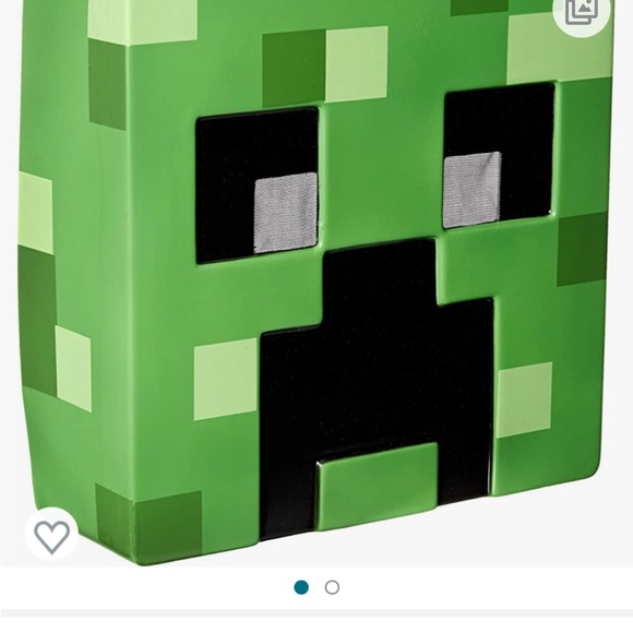 NEW Disguise Mojang Studios Minecraft Creeper Mask Halloween Costume Block - Picture 6 of 7